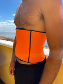Faixa redutora com efeito sauna