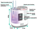 ✨ BrushSpa Pro™ – Limpeza Profissional para os Seus Pincéis de Maquilhagem